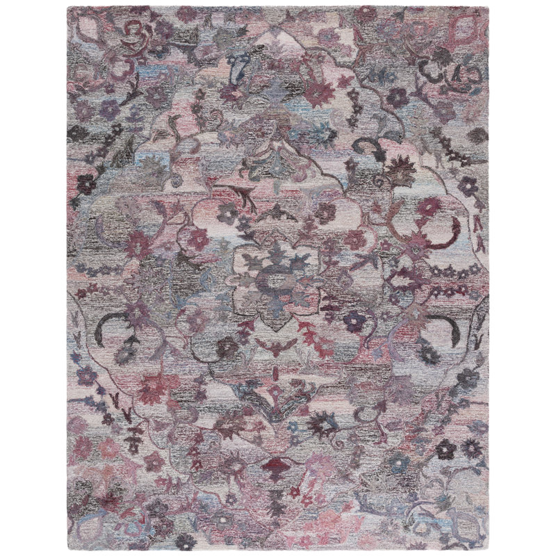 Frediano Tufted Performance Performance Floral Rug, Rectangle 8' x 10'