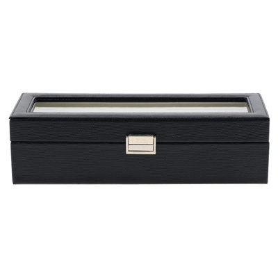 Faux Leather and Plastic Watch Box