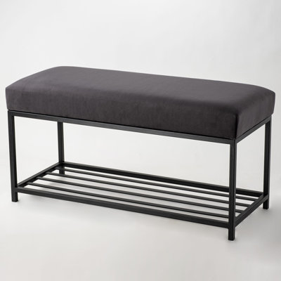 Eviemarie Velvet Upholstered Storage Bench