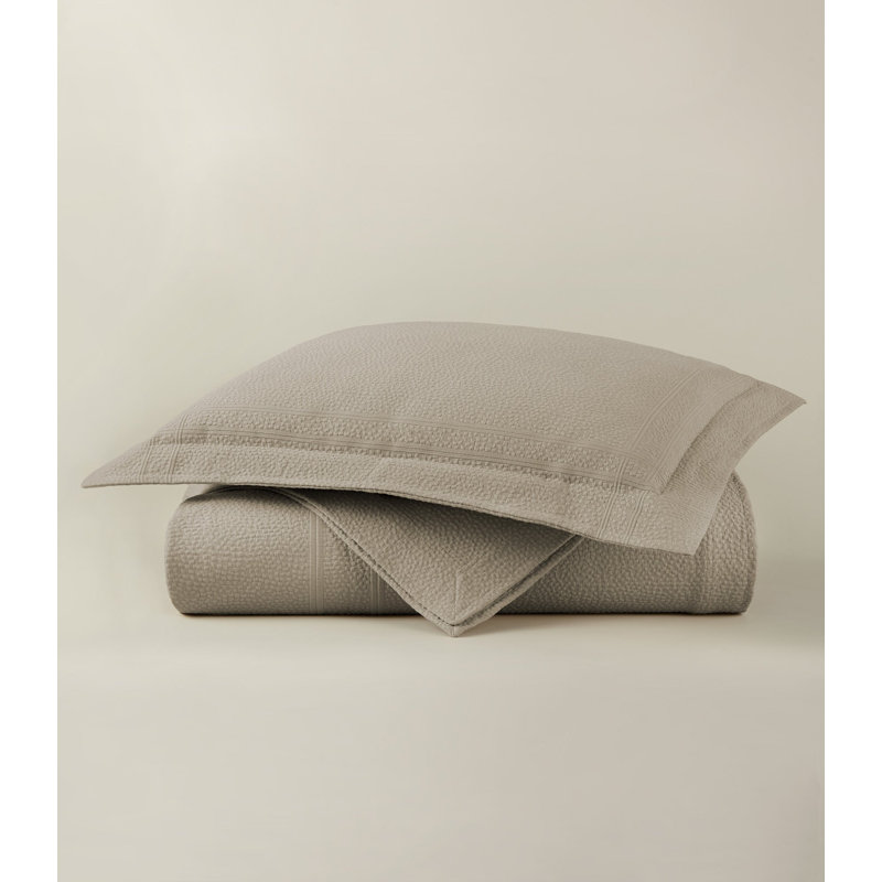 Montauk 100% Cotton Coverlet, Platinum, King Coverlet