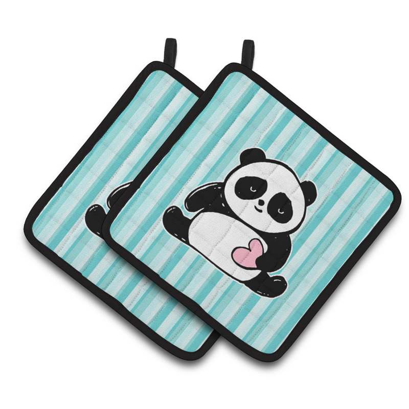 Caroline's Treasures Striped Polyester Potholder