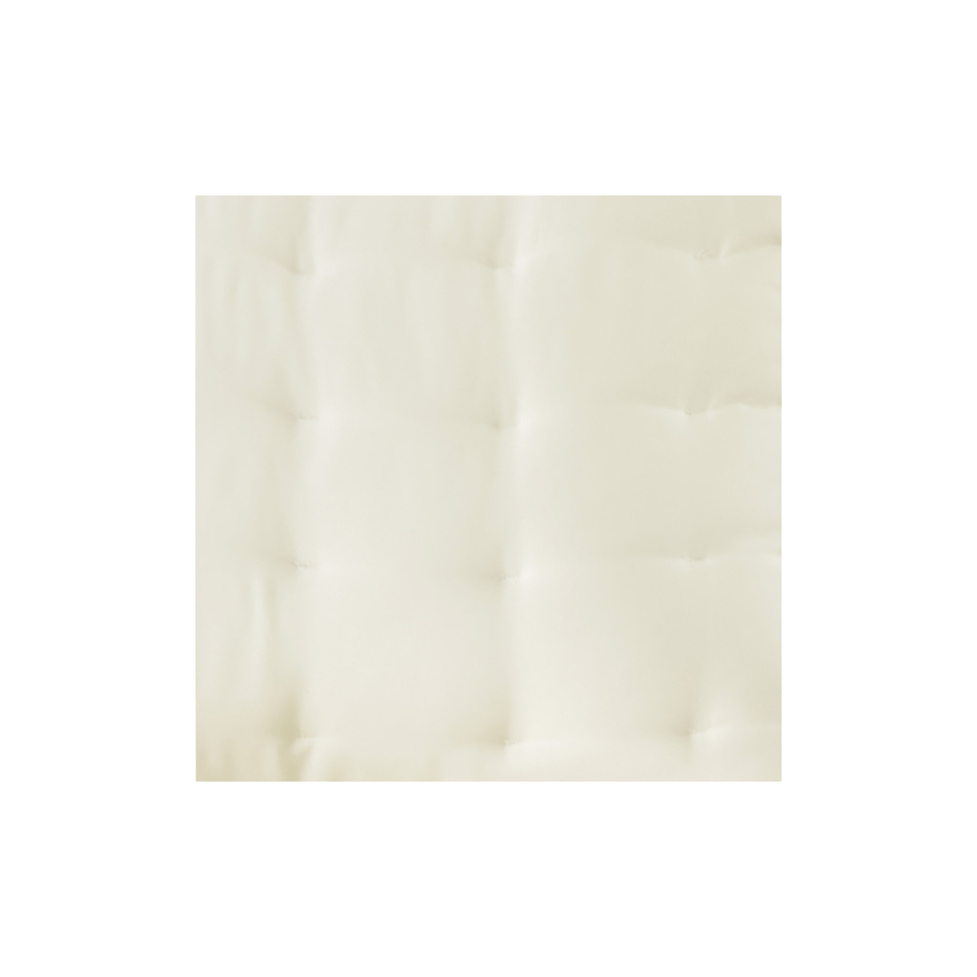 Silken Solid Puff, Ivory, Twin/Twin XL Quilt
