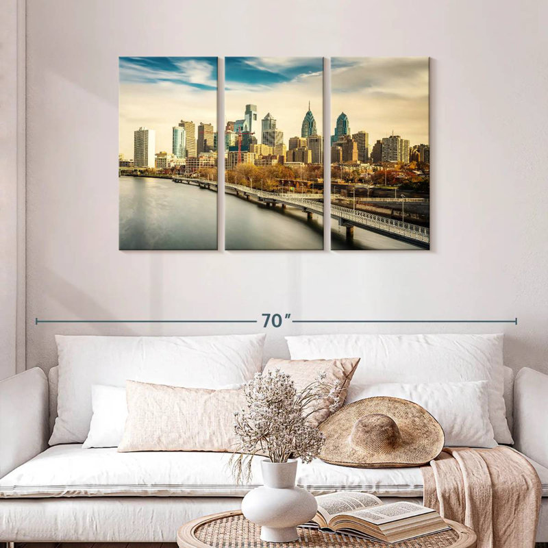 Silhouette de Philadelphie, Adelene, H 28 po x l 45 po