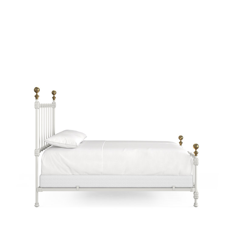 151 Palatial Bed | Complete Standard, Matte White, Queen