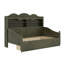 Lit de jour simple en bois avec tiroirs de rangement et tablettes, aucun sommier nécessaire-1763975642