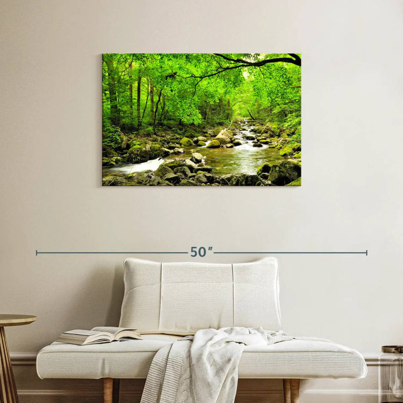 Alvord Smolny Forest Stream, H 24 po x l 36 po