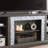Large TV Desk Storage Rack With Faux Stacked Stone Surround,Media Console Table With Large Storage Cabinet,Modern TV Media Entertaionment Stand-1330214313-1334393144-1313959029