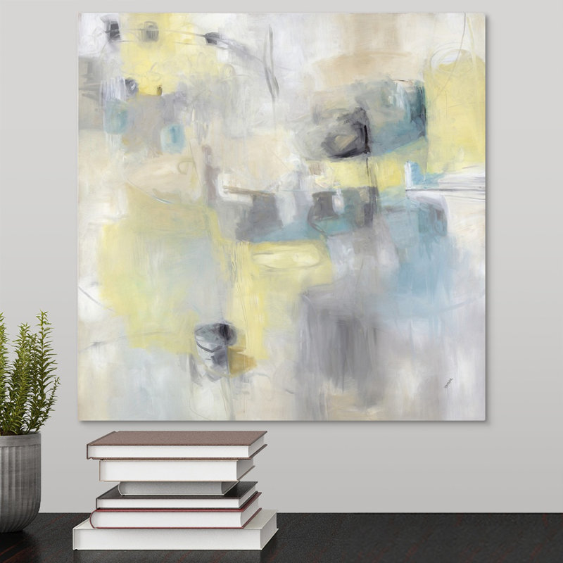 « light work », peinture sur toile, H 16 po x l 16 po x P 1,25 po, Toile tendue