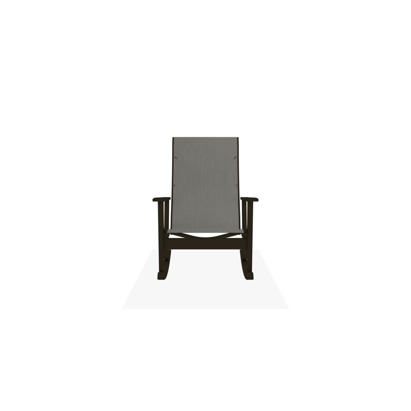 Fauteuil berçant Wexler, Bois de plage, Huître Augustine