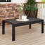 Table basse de patio avec plateau rectangulaire, 4 pieds et 4 pieds-1694861875