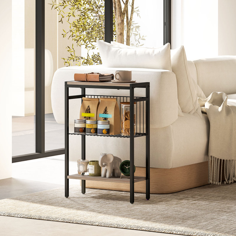 Alithea End Table, Grey Wood