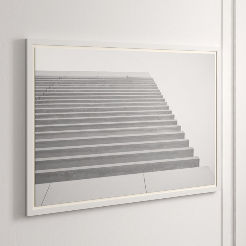 Architectural Moment 4' Framed Print on Glass
