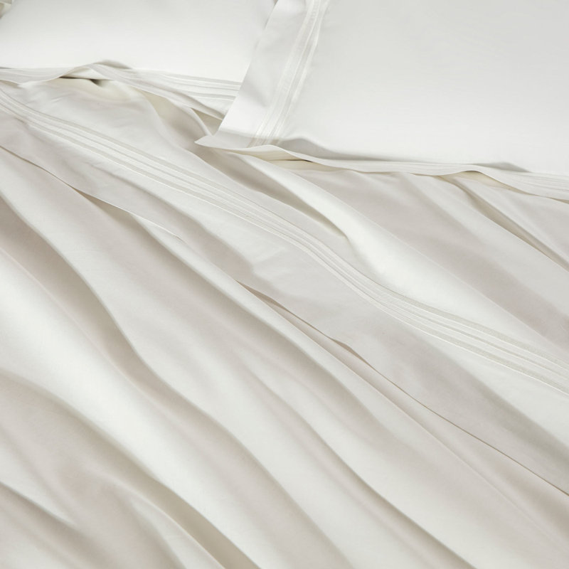 Triplo Bourdon Sham, White/Milk, Euro