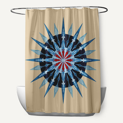Hancock Geometric Shower Curtain