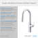 Kinzie Single Handle Pull-Down Prep Faucet