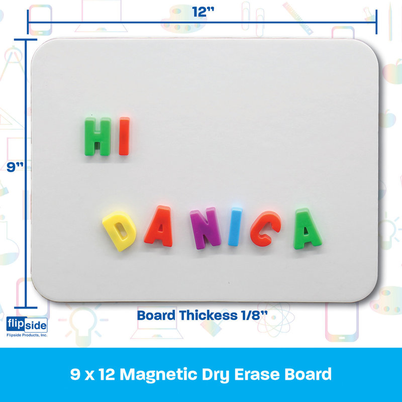 Tableau blanc interactif mural 9 po x 12 po