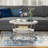 Nolberto Round Coffee Table With 2-Tier Storage Shelves