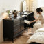 Makeup Vanity with Light mirror,3 drawers,1 chair