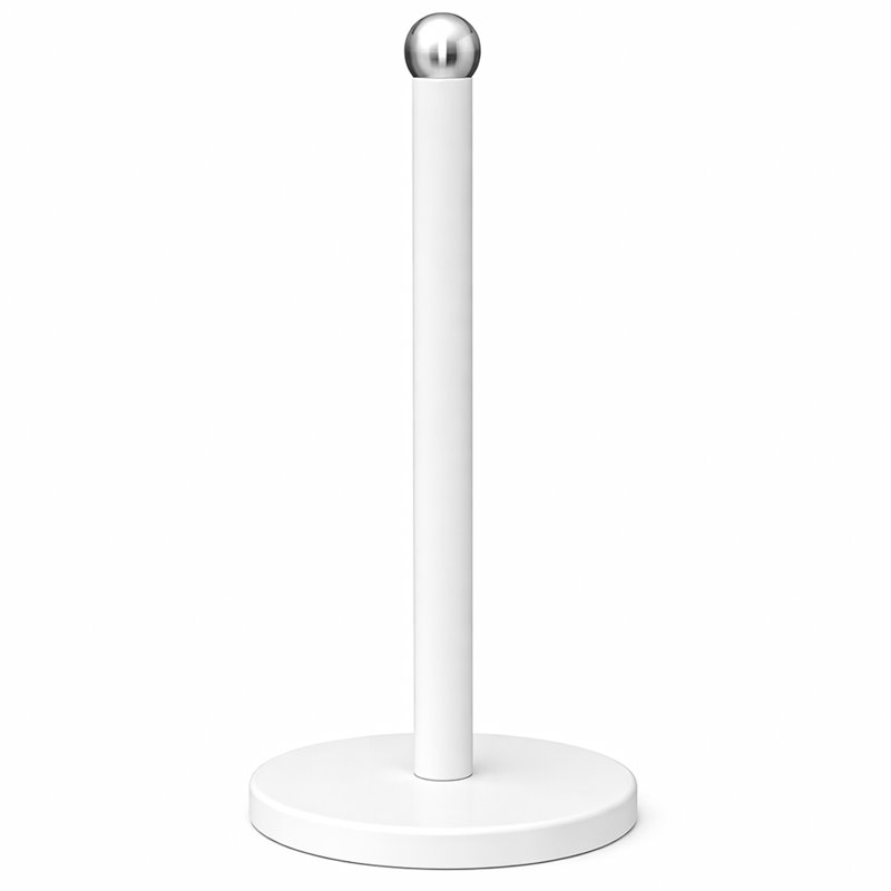 Stainless Steel Paper Towel Holder, Matt White