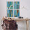  «Blue Wavy Arch Shapes», ensemble de 4 giclées par Pippin Schupbach