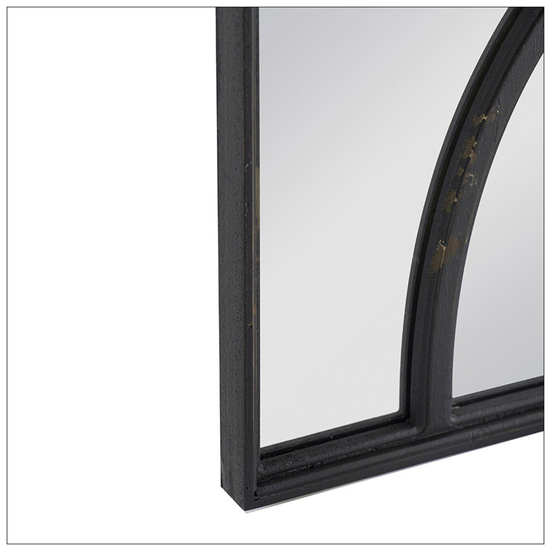 Miroir mural rectangulaire en bois, vertical ou horizontal, pour le salon, ensemble de 2