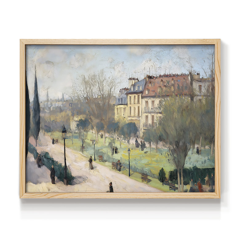 Paysage, série XXI, reproduction encadrée, Naturel, 22" H x 28" W