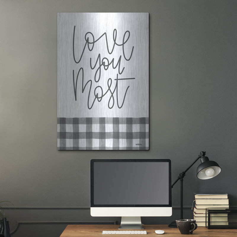 «Love You Most» par imperfect Dust, H 36 po x l 24 po