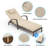 Chaise Lounge Chairs Set Of 2, PE Rattan Wicker Pool Lounge Chairs, Outdoor Chaise Lounger With Armrest And Wheels For Poolside Backyard Deck Porch-609591357