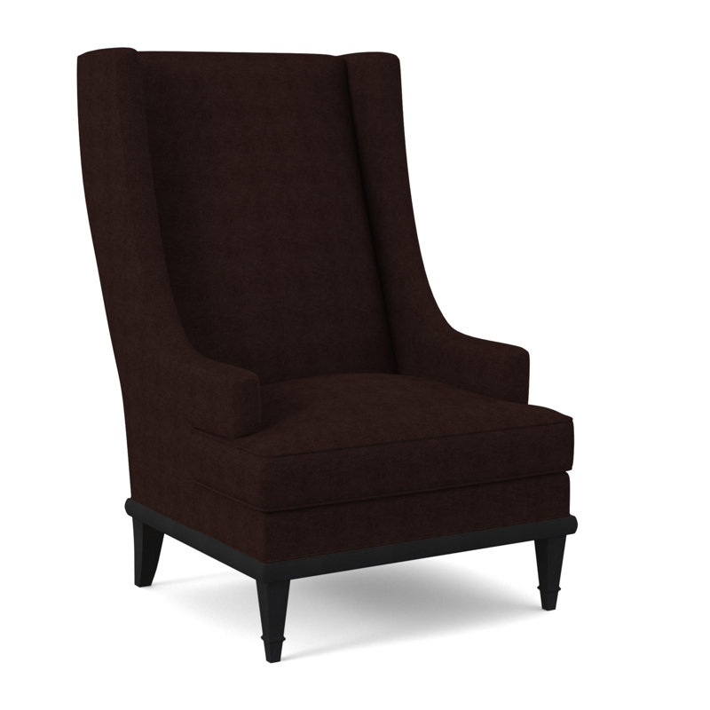 Fauteuil à oreilles 30 po Dublin, Acajou Margaret, Espresso