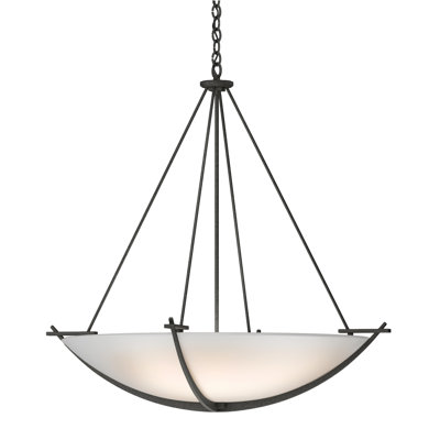 Compass 3 - Light Unique / Statement Bowl Pendant