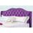 Transitional Purple Upholstered Full Bed