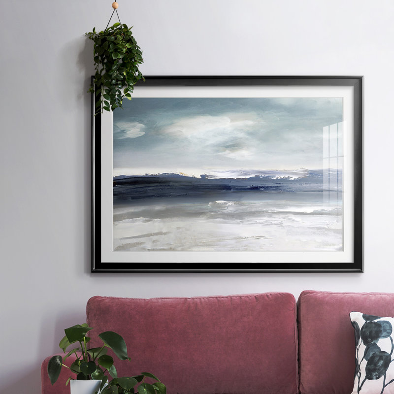 Beachcombers Paradise, reproduction d'art encadrée, H 30 po x l 44 po x P 1,5 po, Noir