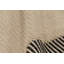 Rug & Kilim’S Accent Kilim, Square Rug In Bold, Textural White And Black Stripes
