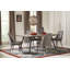 Chaise d'appoint rembourrée Baheerathan en gris