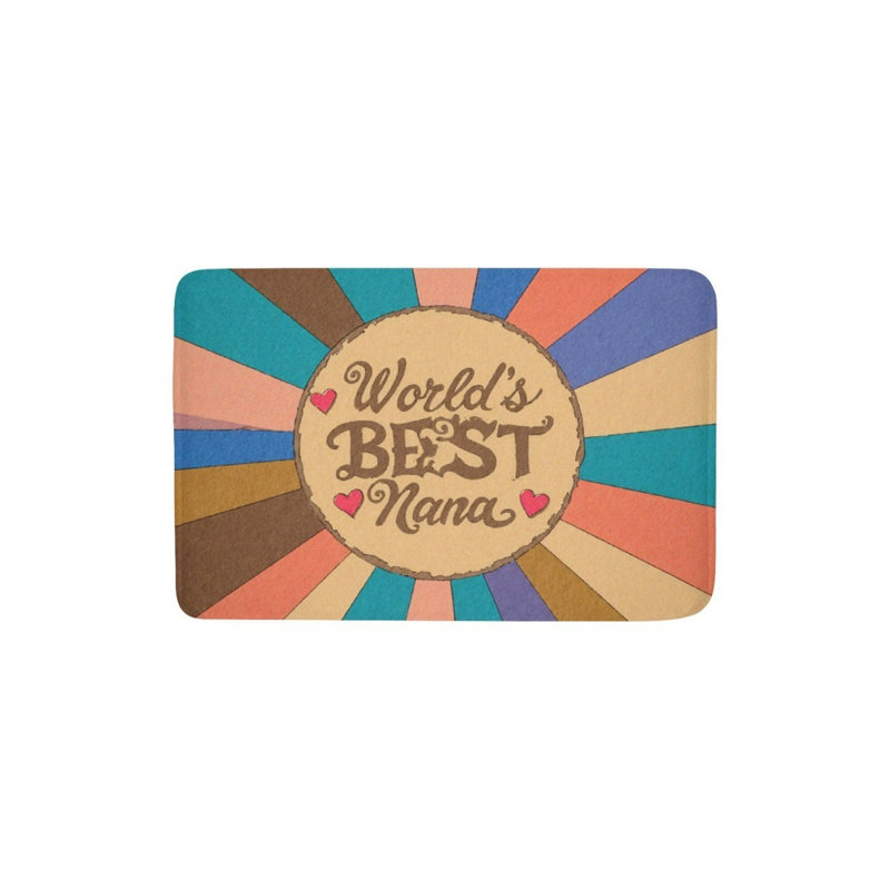 Tapis pour salle de bain «World's Best Nana», 16 x 24