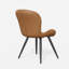 Chaise rembourrée avec pieds en métal-1742434446