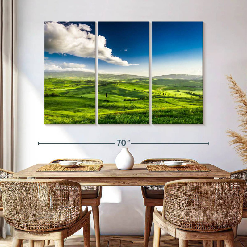 Alvord Cloudy Tuscany Field, 42" H x 65" W