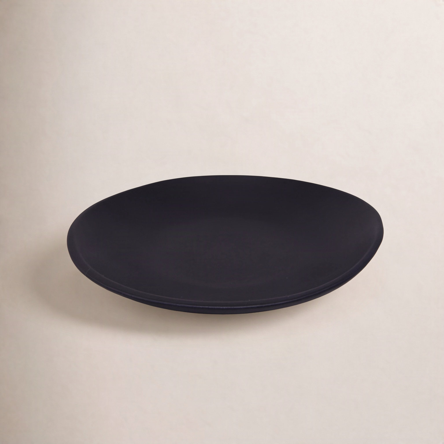 Bex 11" Ceramic Dinner Plate, Basalt