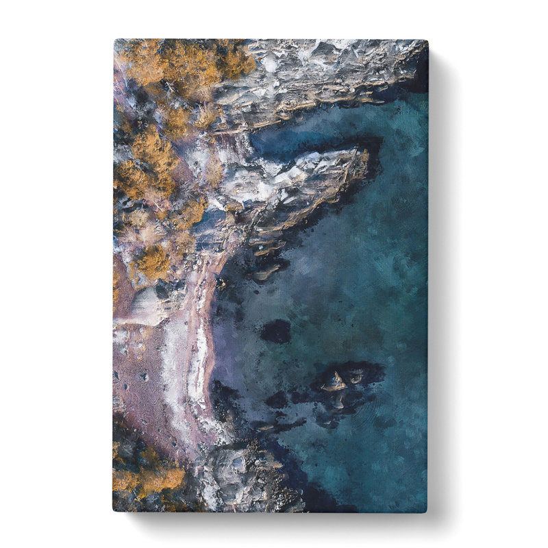 Coastline Of Sweden - Wrapped Canvas Print, 50cm H x 35cm W x 3cm D