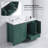 Bathroom Vanity With Ceramic Sink, Storage Cabinet With 2 Drawers And 4 Soft Close Doors