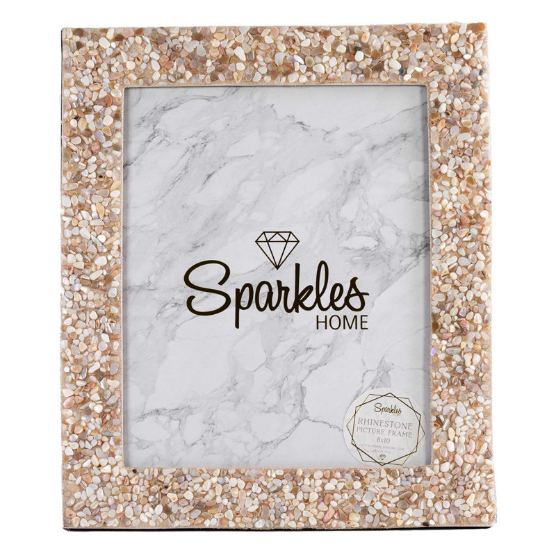 Shell Picture Frame, 8" W x 10" H