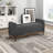 Mid-Century Modern Solid Wood Bench, Dark Gray Textured Fabric, Bedroom, 22.5" Height Upholstered Seat, 18.5" Seat Depth-1305895491