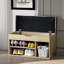 Shoe Storage Shoe Bench Oak With Seat Lift Top Chest Hallway Entryway Furniture