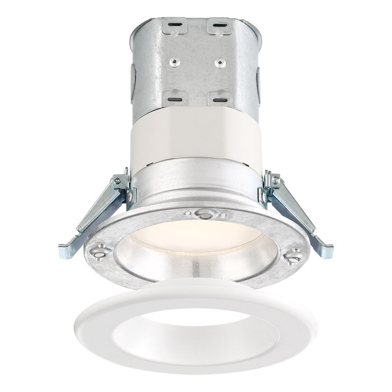 Donoho 4'' Dimmable Air-Tight IC Rated Standard Recessed Lighting Kit, 3500K