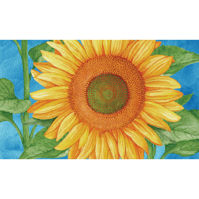 Tapis de bienvenue Welcome Sunflower Sassafras Estate
