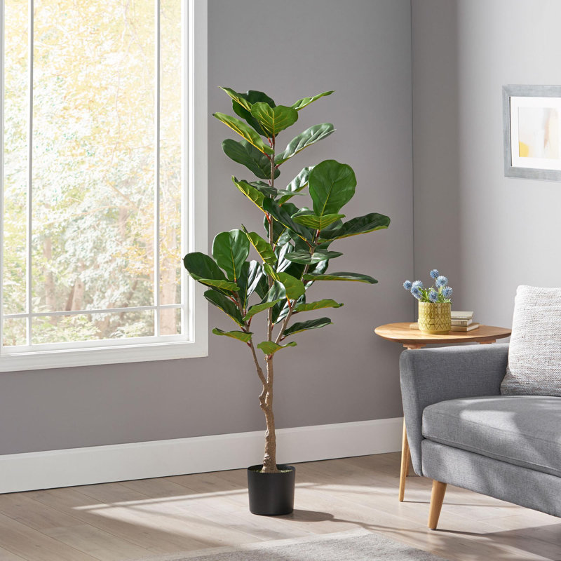 Figuier artificiel 150 cm 150 pi, H 59 po x l 24 po x P 24 po
