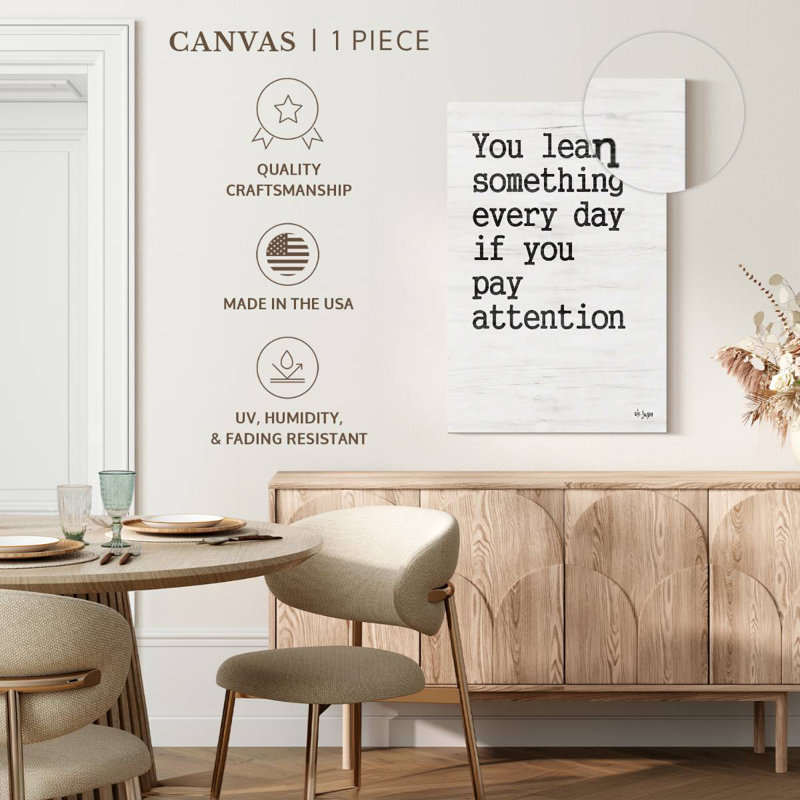 Tergel You Learn Something, 12" H x 8" W