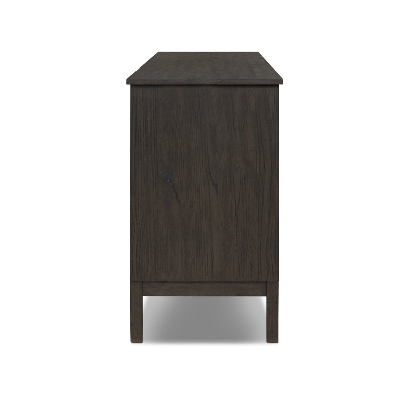 Alessio Sideboard-Smoked Black, Black
