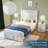 Louby 49" Farmhouse Twin Platform Bed, Distressed White-1676035907-1625529232