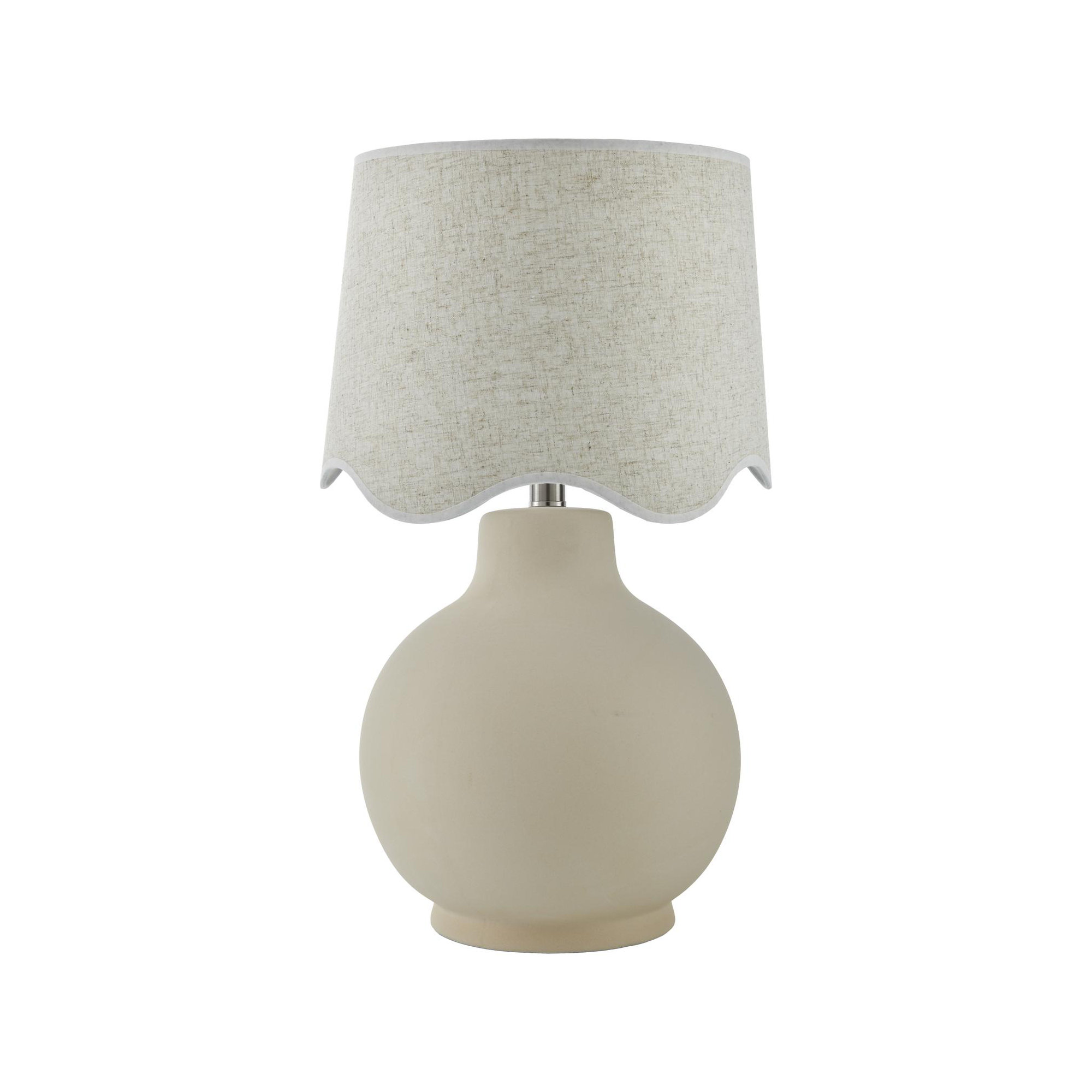 Maura Accent Table Lamp, Beige, 22"H x 15"W x 15"D, Cream